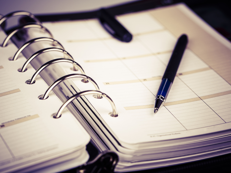 Un agenda qui va se remplir au fil des jours! Un agenda qui va se remplir au fil des jours!